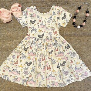 Whimsical Castle Adventures Twirl Dress